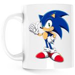 Casa si Gradina - Bucatarie si vesela - Cani si pahare - Cani si cesti - Cana Sonic the Hedgehog Bebe Atlet Epic Game, alba, 330 ml - Infinity.ro