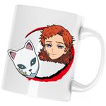 Casa si Gradina - Bucatarie si vesela - Cani si pahare - Cani si cesti - Cana Demon Slayer Sabito Japan Girl, alba, 330 ml - Infinity.ro