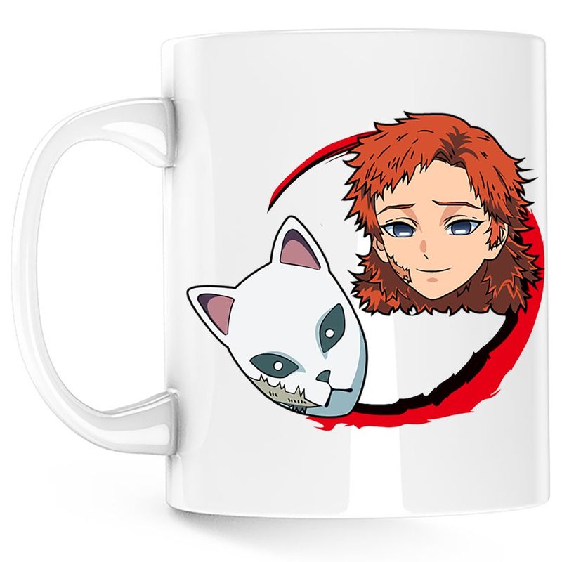Casa si Gradina - Bucatarie si vesela - Cani si pahare - Cani si cesti - Cana Demon Slayer Sabito Japan Girl, alba, 330 ml - Infinity.ro