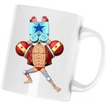 Casa si Gradina - Bucatarie si vesela - Cani si pahare - Cani si cesti - Cana One Piece Cyborg Frankie Unlimited Red One, alba, 330 ml - Infinity.ro