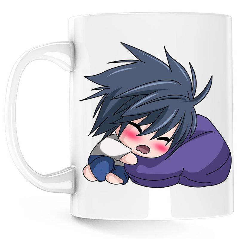 Casa si Gradina - Bucatarie si vesela - Cani si pahare - Cani si cesti - Cana Death Note Bebe Detectiv Baby Anime, alba, 330 ml - Infinity.ro