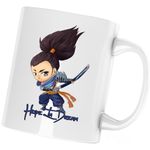 Casa si Gradina - Bucatarie si vesela - Cani si pahare - Cani si cesti - Cana League of Legends Yasuo Unforgiven LoL, alba, 330 ml - Infinity.ro