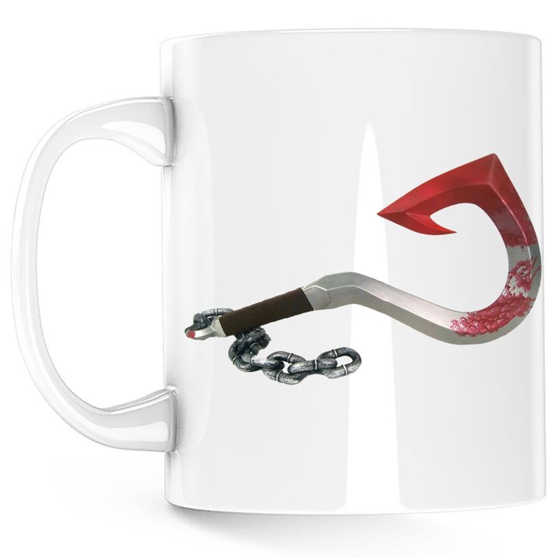 Casa si Gradina - Bucatarie si vesela - Cani si pahare - Cani si cesti - Cana Dota 2 Pudge Hook Doomsday Ripper Weapon, alba, 330 ml - Infinity.ro