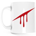 Casa si Gradina - Bucatarie si vesela - Cani si pahare - Cani si cesti - Cana Age of Empires Horror Blood Halloween Killer, alba, 330 ml - Infinity.ro
