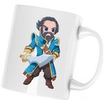 Casa si Gradina - Bucatarie si vesela - Cani si pahare - Cani si cesti - Cana Dota 2 Admiral Kunkka Valve Game Dota2, alba, 330 ml - Infinity.ro