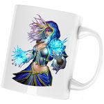 Casa si Gradina - Bucatarie si vesela - Cani si pahare - Cani si cesti - Cana Dota 2 Rylai Crystal Maiden Hero Ice, alba, 330 ml - Infinity.ro