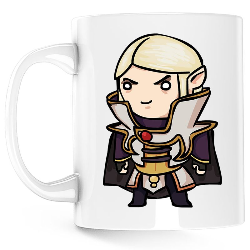 Casa si Gradina - Bucatarie si vesela - Cani si pahare - Cani si cesti - Cana Dota 2 Invoker Trainer Chibi Fan Art, alba, 330 ml - Infinity.ro