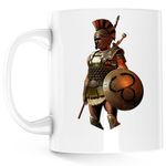 Casa si Gradina - Bucatarie si vesela - Cani si pahare - Cani si cesti - Cana Age of Empires Soldat Antic Sparta, alba, 330 ml - Infinity.ro