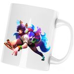 Casa si Gradina - Bucatarie si vesela - Cani si pahare - Cani si cesti - Cana League of Legends Ahri Nine Tailed Fox LoL, alba, 330 ml - Infinity.ro