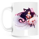 Casa si Gradina - Bucatarie si vesela - Cani si pahare - Cani si cesti - Cana Ahri League of Legends LoL Nine Tailed Fox, alba, 330 ml - Infinity.ro