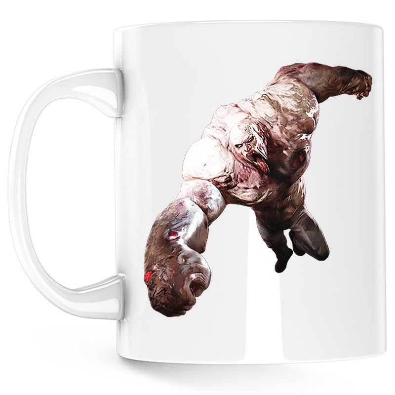 Casa si Gradina - Bucatarie si vesela - Cani si pahare - Cani si cesti - Cana Quake Resident Evil Tank Fortnite Horror, alba, 330 ml - Infinity.ro