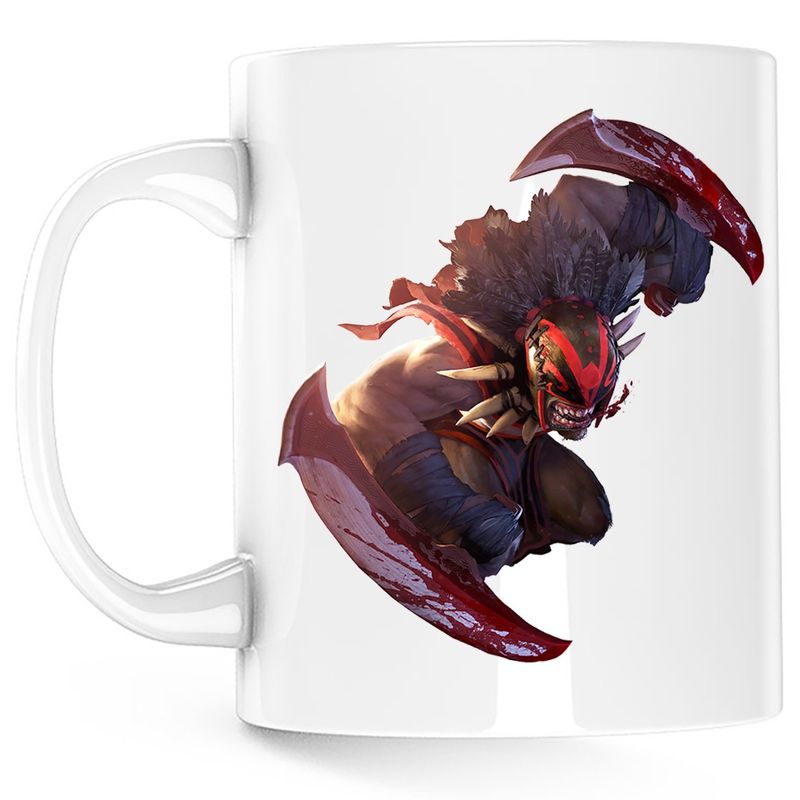 Casa si Gradina - Bucatarie si vesela - Cani si pahare - Cani si cesti - Cana Dota 2 Strygwyr Bloodseeker Fortnite Skin, alba, 330 ml - Infinity.ro