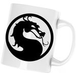 Casa si Gradina - Bucatarie si vesela - Cani si pahare - Cani si cesti - Cana Mortal Kombat Reptile  Deception Arte Martiale Kungfu, alba, 330 ml - Infinity.ro