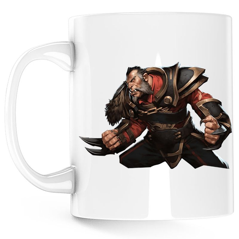 Casa si Gradina - Bucatarie si vesela - Cani si pahare - Cani si cesti - Cana Dota 2 Lycan Wolverine Defense Ancients, alba, 330 ml - Infinity.ro