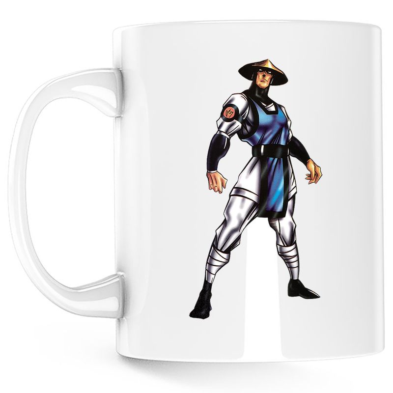 Casa si Gradina - Bucatarie si vesela - Cani si pahare - Cani si cesti - Cana Mortal Kombat Raiden Scorpion SuperHero Forever, alba, 330 ml - Infinity.ro