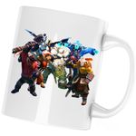 Casa si Gradina - Bucatarie si vesela - Cani si pahare - Cani si cesti - Cana Dota 2 Heroes Master Gaming VIP Star, alba, 330 ml - Infinity.ro