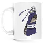 Casa si Gradina - Bucatarie si vesela - Cani si pahare - Cani si cesti - Cana Naruto Madara Uchiha Mask Akatsuki, alba, 330 ml - Infinity.ro