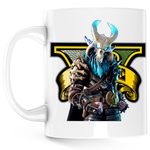 Casa si Gradina - Bucatarie si vesela - Cani si pahare - Cani si cesti - Cana Ragnarok Fortnite GTA, alba, 330 ml - Infinity.ro