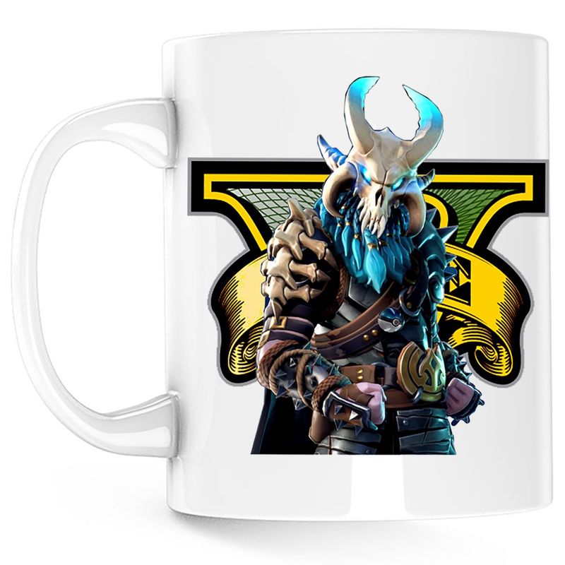 Casa si Gradina - Bucatarie si vesela - Cani si pahare - Cani si cesti - Cana Ragnarok Fortnite GTA, alba, 330 ml - Infinity.ro