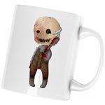 Casa si Gradina - Bucatarie si vesela - Cani si pahare - Cani si cesti - Cana Dead by Daylight Trapper Horror Game, alba, 330 ml - Infinity.ro