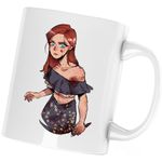 Casa si Gradina - Bucatarie si vesela - Cani si pahare - Cani si cesti - Cana Dead by Daylight Horror Gaming, alba, 330 ml - Infinity.ro