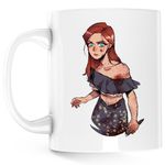 Casa si Gradina - Bucatarie si vesela - Cani si pahare - Cani si cesti - Cana Dead by Daylight Horror Gaming, alba, 330 ml - Infinity.ro