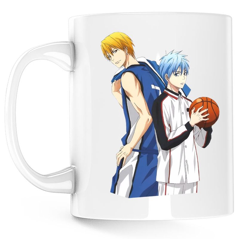 Casa si Gradina - Bucatarie si vesela - Cani si pahare - Cani si cesti - Cana Kuroko no Basket Tesuya Ryota Kise, alba, 330 ml - Infinity.ro