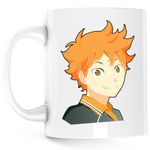 Casa si Gradina - Bucatarie si vesela - Cani si pahare - Cani si cesti - Cana Haikyuu Hinata Volei Craciun Ziua Indragostitilor, alba, 330 ml - Infinity.ro