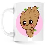 Casa si Gradina - Bucatarie si vesela - Cani si pahare - Cani si cesti - Cana Baby I am Groot Bebe Copacel, alba, 330 ml - Infinity.ro