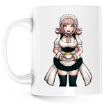 Casa si Gradina - Bucatarie si vesela - Cani si pahare - Cani si cesti - Cana Dangan Ronpa Goodbye Despair Cafea, alba, 330 ml - Infinity.ro