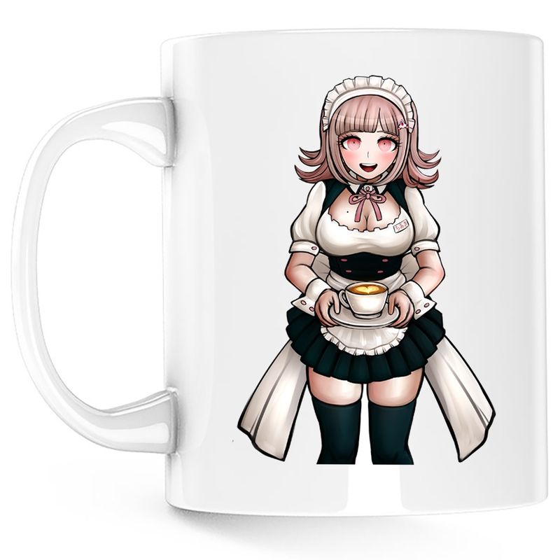 Casa si Gradina - Bucatarie si vesela - Cani si pahare - Cani si cesti - Cana Dangan Ronpa Goodbye Despair Cafea, alba, 330 ml - Infinity.ro