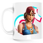 Casa si Gradina - Bucatarie si vesela - Cani si pahare - Cani si cesti - Cana Sparkplug Fortnite Tiktok, alba, 330 ml - Infinity.ro