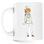 Casa si Gradina - Bucatarie si vesela - Cani si pahare - Cani si cesti - Cana Emma The Promised Neverland Fantasy Anime, alba, 330 ml - Infinity.ro