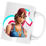 Casa si Gradina - Bucatarie si vesela - Cani si pahare - Cani si cesti - Cana Sparkplug Fortnite Tiktok, alba, 330 ml - Infinity.ro