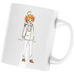 Casa si Gradina - Bucatarie si vesela - Cani si pahare - Cani si cesti - Cana Emma The Promised Neverland Fantasy Anime, alba, 330 ml - Infinity.ro