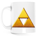 Casa si Gradina - Bucatarie si vesela - Cani si pahare - Cani si cesti - Cana Legend of Zelda Triunghiul Auriu Breath, alba, 330 ml - Infinity.ro