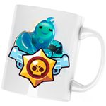 Casa si Gradina - Bucatarie si vesela - Cani si pahare - Cani si cesti - Cana Rippley Fortnite Brawl Stars, alba, 330 ml - Infinity.ro