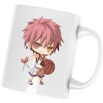 Casa si Gradina - Bucatarie si vesela - Cani si pahare - Cani si cesti - Cana Kuroko no Basket Seijuro Akashi Chibi Anime, alba, 330 ml - Infinity.ro