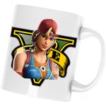 Casa si Gradina - Bucatarie si vesela - Cani si pahare - Cani si cesti - Cana Sparkplug Fortnite GTA5, alba, 330 ml - Infinity.ro