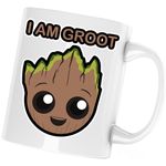 Casa si Gradina - Bucatarie si vesela - Cani si pahare - Cani si cesti - Cana I Am Groot Baby Dragobete Iubita, alba, 330 ml - Infinity.ro