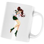 Casa si Gradina - Bucatarie si vesela - Cani si pahare - Cani si cesti - Cana Jupiter Sailor Moon Green Anime, alba, 330 ml - Infinity.ro