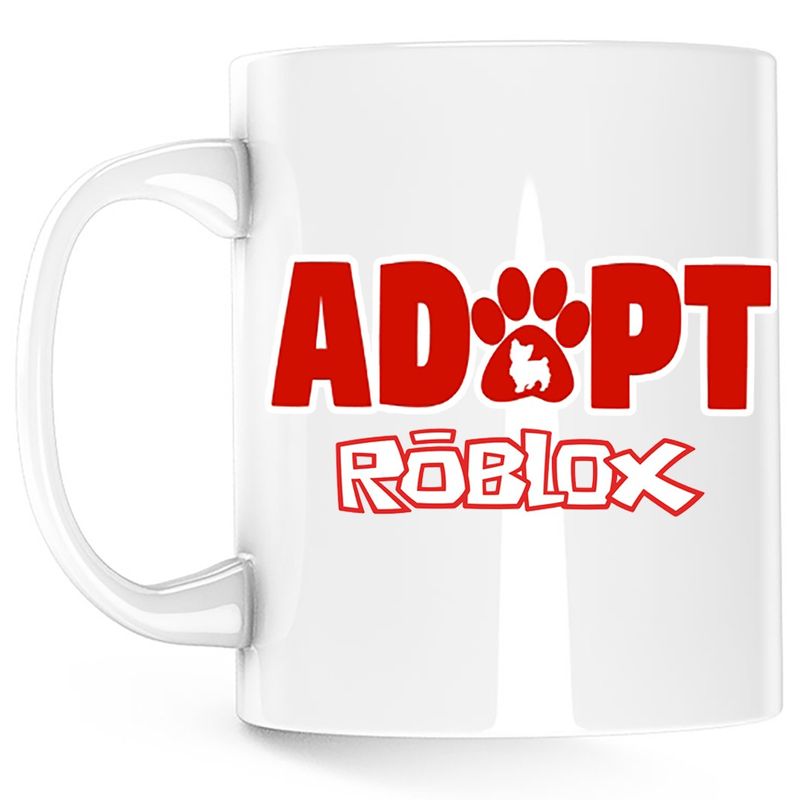 Casa si Gradina - Bucatarie si vesela - Cani si pahare - Cani si cesti - Cana Adopt Me Pet Roblox, alba, 330 ml - Infinity.ro