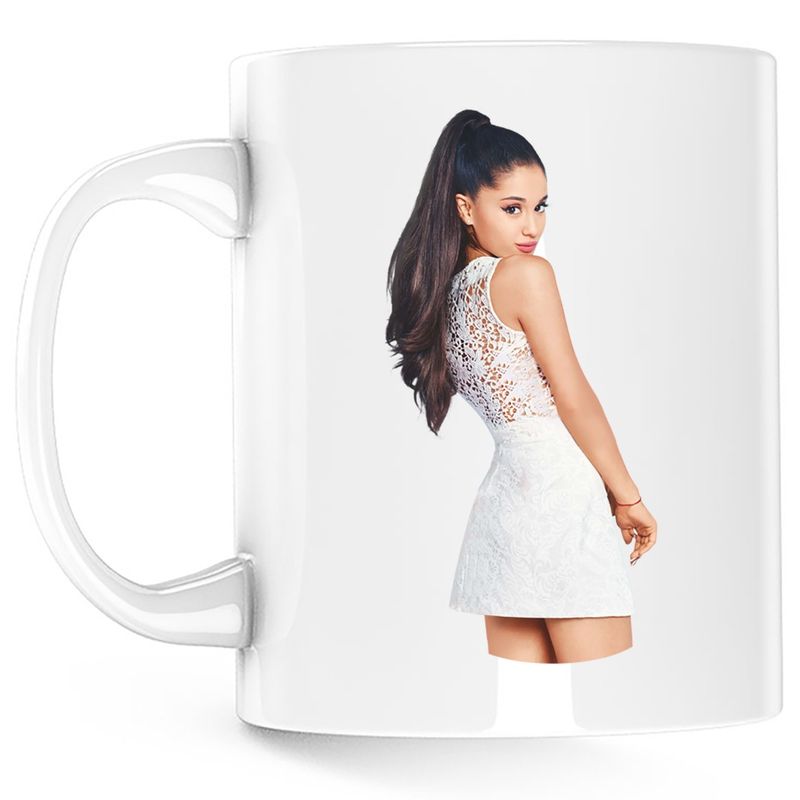 Casa si Gradina - Bucatarie si vesela - Cani si pahare - Cani si cesti - Cana Cloud Merch Ariana Grande Sing, alba, 330 ml - Infinity.ro