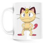 Casa si Gradina - Bucatarie si vesela - Cani si pahare - Cani si cesti - Cana Pokemon Pisica Cat Meow Sword, alba, 330 ml - Infinity.ro