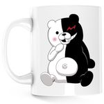 Casa si Gradina - Bucatarie si vesela - Cani si pahare - Cani si cesti - Cana Danganronpa Killing School Life Killer Bear, alba, 330 ml - Infinity.ro