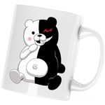 Casa si Gradina - Bucatarie si vesela - Cani si pahare - Cani si cesti - Cana Danganronpa Killing School Life Killer Bear, alba, 330 ml - Infinity.ro