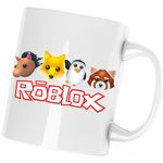 Casa si Gradina - Bucatarie si vesela - Cani si pahare - Cani si cesti - Cana Roblox Adopt Me Cute Pets, alba, 330 ml - Infinity.ro