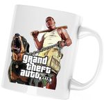 Casa si Gradina - Bucatarie si vesela - Cani si pahare - Cani si cesti - Cana Franklin GTA Grand Theft Auto, alba, 330 ml - Infinity.ro