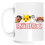 Casa si Gradina - Bucatarie si vesela - Cani si pahare - Cani si cesti - Cana Roblox Adopt Me Cute Pets, alba, 330 ml - Infinity.ro