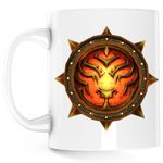Casa si Gradina - Bucatarie si vesela - Cani si pahare - Cani si cesti - Cana World of Warcraft Pandaren WoW, alba, 330 ml - Infinity.ro